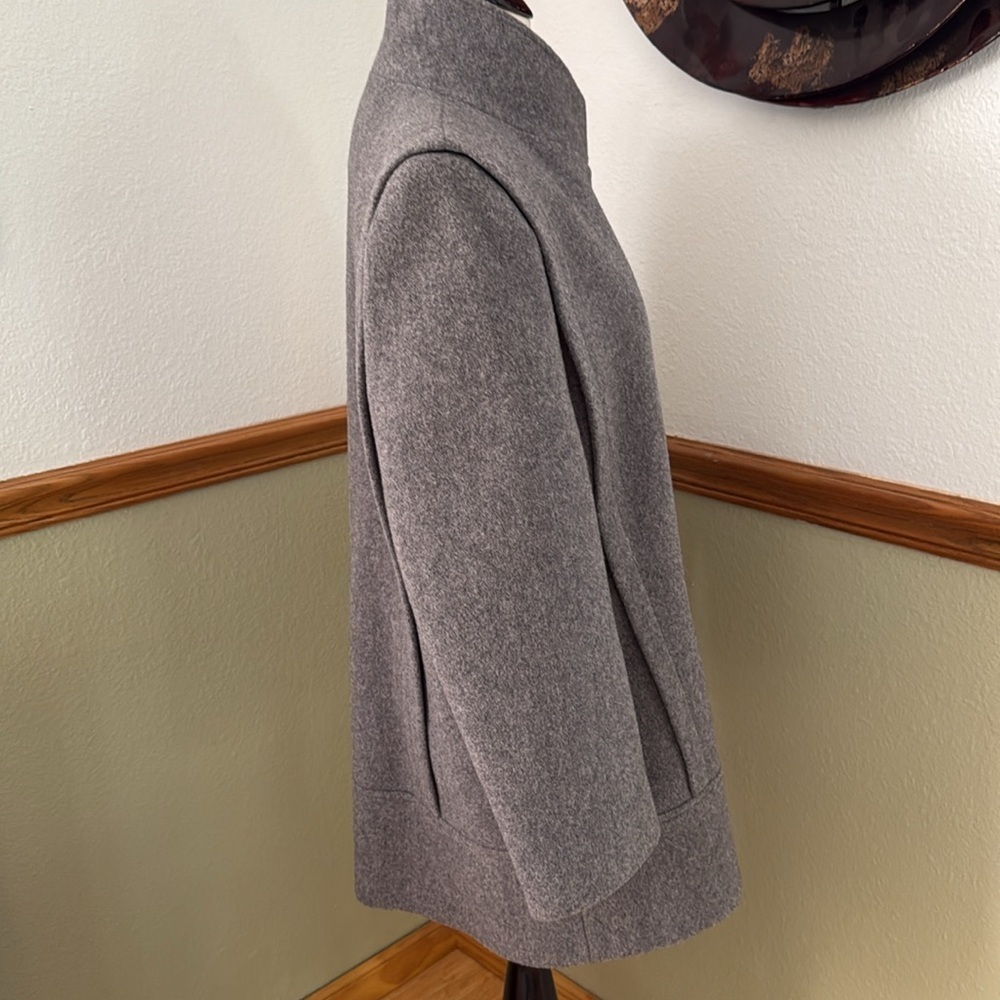 Vintage Fashionbilt Gray Wool Coat size 8 - Picture 6 of 13